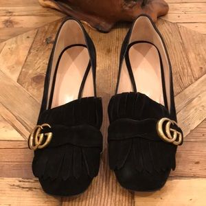 Gucci Marmont loafer- black 37